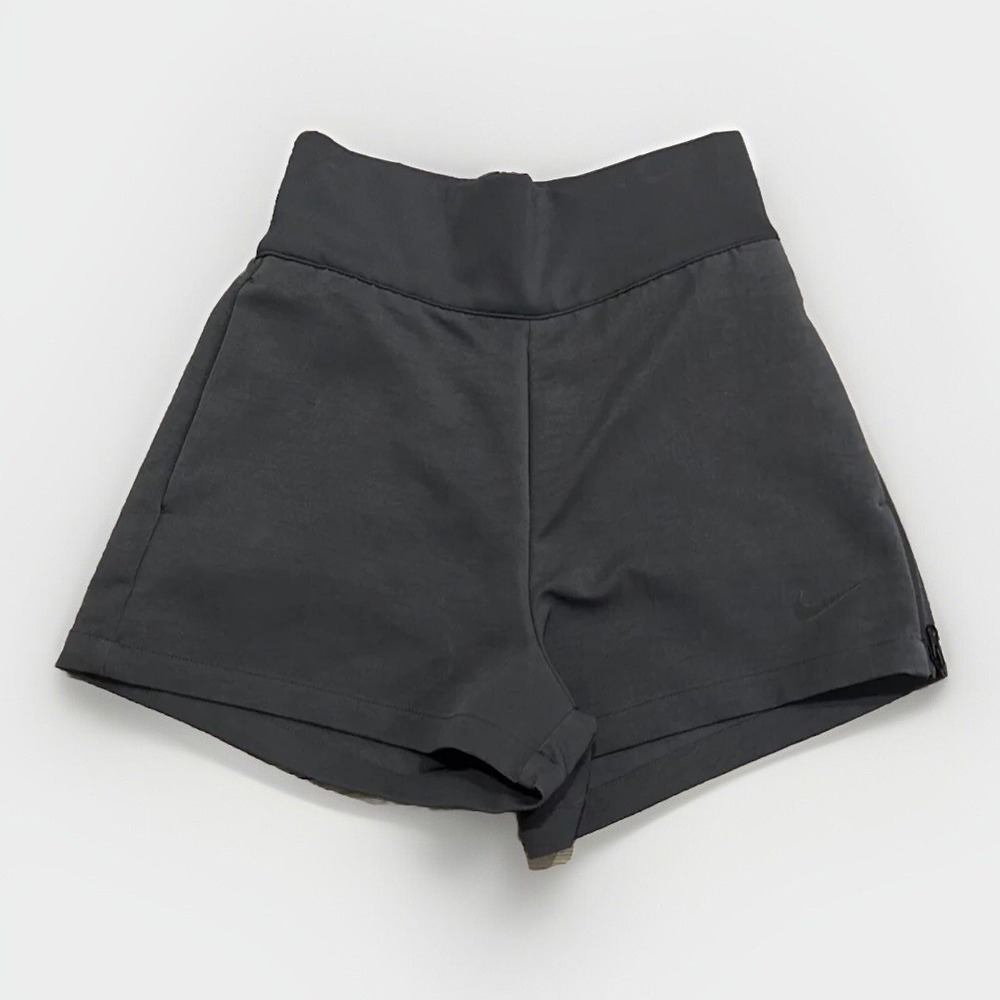 Nike Tech Pack Woven High Rise Shorts Dark Grey Anthracite Women's Small DX0626